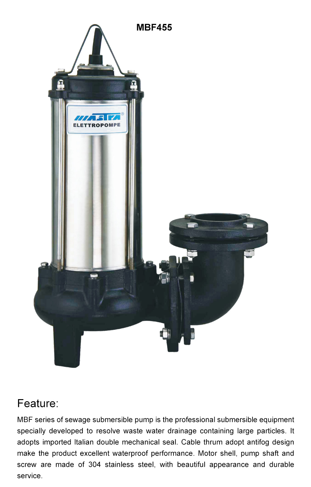 bomba para agua residuales 